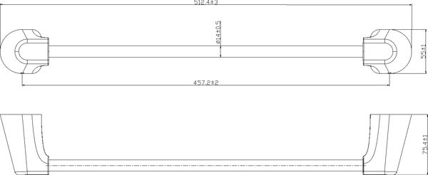 Держатель для полотенца Lauter 21TS3503