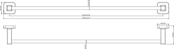 Держатель для полотенца Lauter 21TS8301