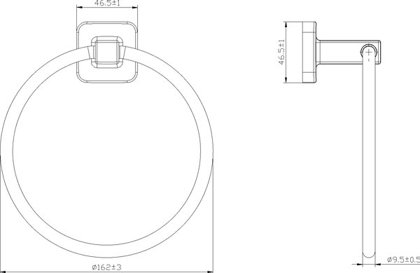 Кольцо для полотенца Lauter 21TS8303