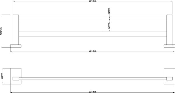 Держатель для полотенца Lauter 21SH8321