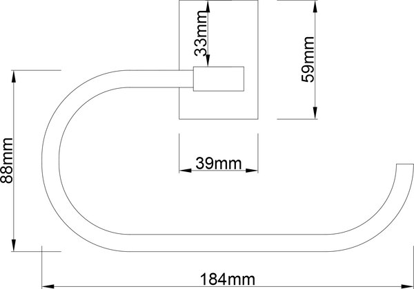 Держатель для туалетной бумаги Lauter 21SH8301