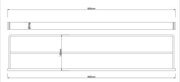 Полка для полотенца Lauter 21SH7021