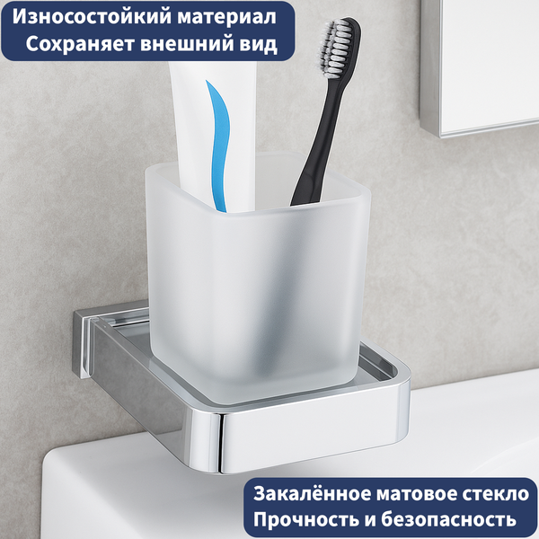 Стакан для зубной щетки и пасты Lauter 21SH7061