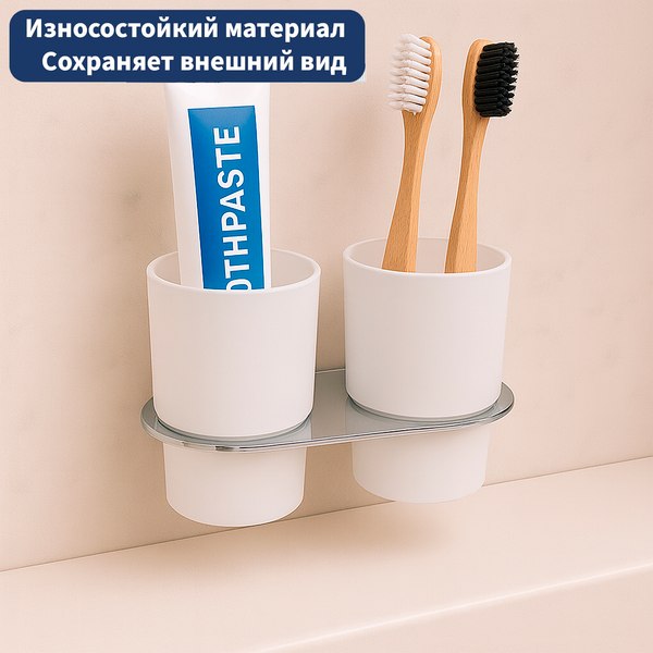 Набор стаканов для зубной щетки и пасты Lauter 21SH2081