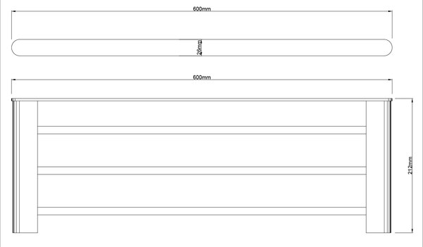Полка для полотенца Lauter 21SH1151