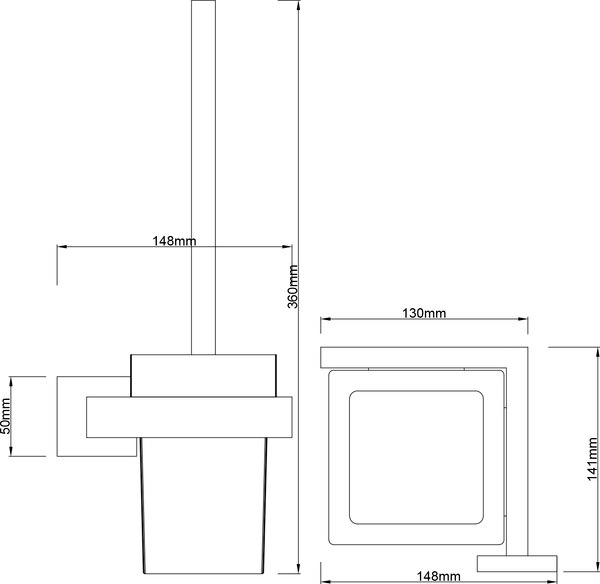 Ершик для унитаза Lauter 21SH71112