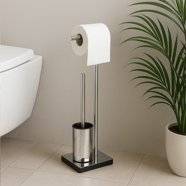 Стойка для туалетной бумаги с ершиком Lauter 21SH591CH