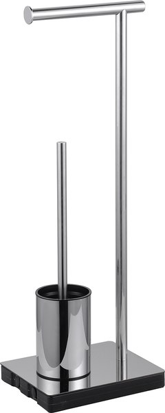 Стойка для туалетной бумаги с ершиком Lauter 21SH591CH