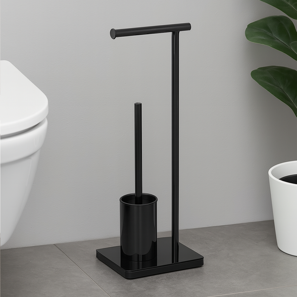 Стойка для туалетной бумаги с ершиком Lauter 21SH591BM