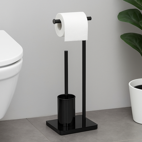 Стойка для туалетной бумаги с ершиком Lauter 21SH591BM