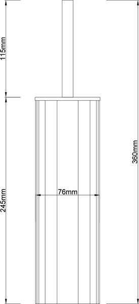 Ершик для унитаза Lauter 21SH51A28