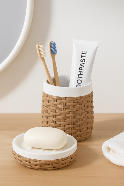 Стакан для зубной щетки и пасты Lauter 21BPO9797-2C