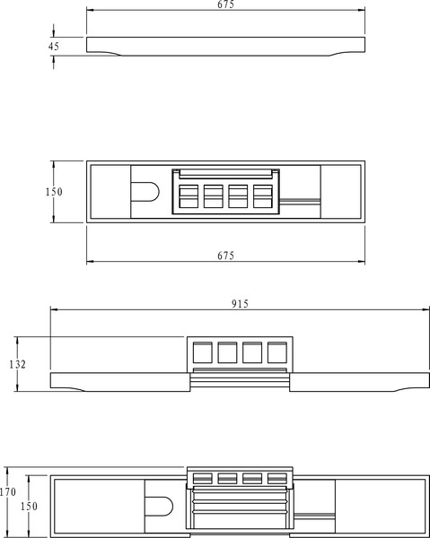 Полка на ванну Lauter 21BWO0472