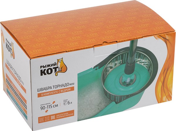 Швабра-моп Рыжий кот Торнадо Mini / 109101