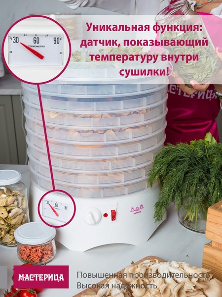 Сушилка для овощей и фруктов Мастерица EFD-0602VM