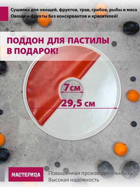 Сушилка для овощей и фруктов Мастерица EFD-0602VM