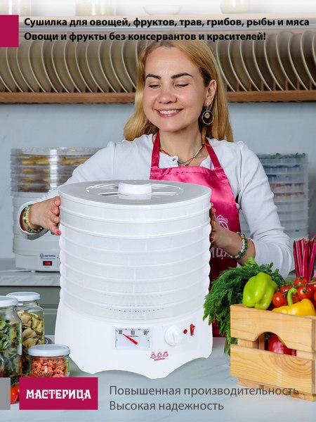 Сушилка для овощей и фруктов Мастерица EFD-0602VM