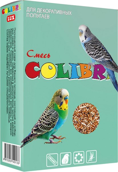 Корм для птиц Lux Colibri для волнистых попугаев / 5LC-133 - фото