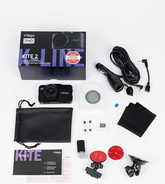 Автомобильный видеорегистратор Intego Kite 2 FHD