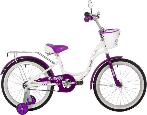 Детский велосипед Novatrack Butterfly / 207BUTTERFLY.WVL23