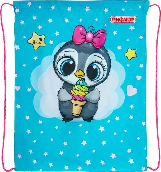 Мешок для обуви Пифагор Smart Penguin / 271602