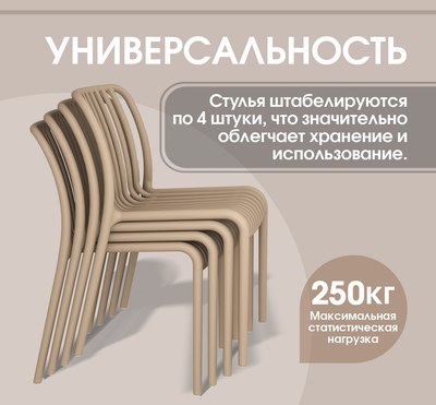 Стул пластиковый Sheffilton SHT-S173 / 288171