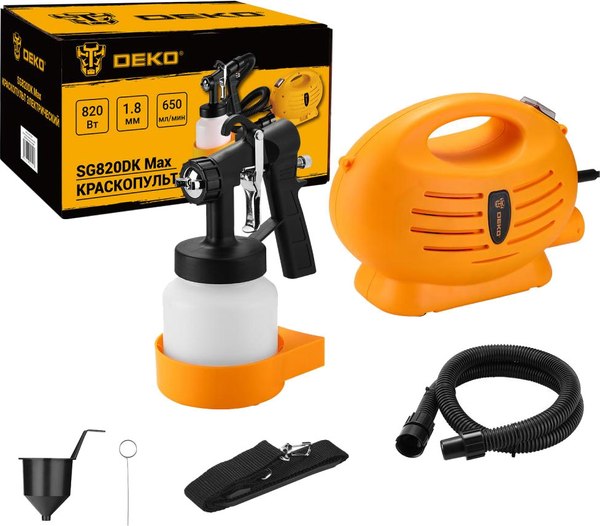 Краскопульт электрический Deko SG820DK Max / 083-1128 - фото