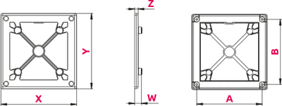 Решетка вентиляционная Awenta RW125