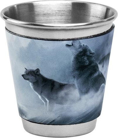 Набор стопок походных Helios Волки / HS-NS-W-A19-2