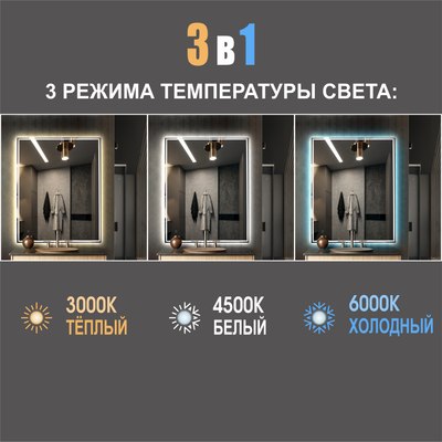 Зеркало Алмаз-Люкс Darwin 80100s-1