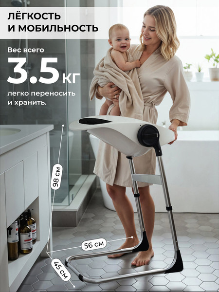 Стульчик для купания Sweet Baby Charli Chair 2в1+