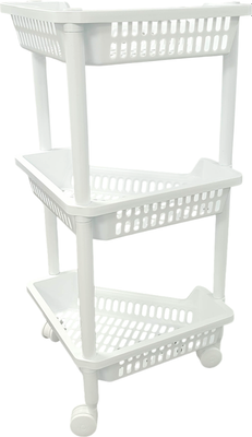 Этажерка Термопласт Угловая трехъярусная 51с - фото