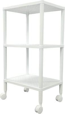 Этажерка Термопласт 3 полки на колесах 22с - фото