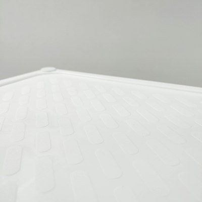 Этажерка Термопласт 3 полки на колесах 22с