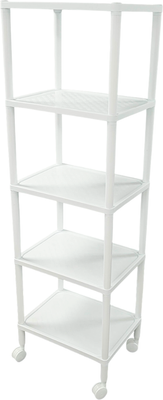 Этажерка Термопласт 5 полок на колесах 23с - фото