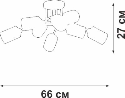 Люстра Vitaluce V2047-9/8PL