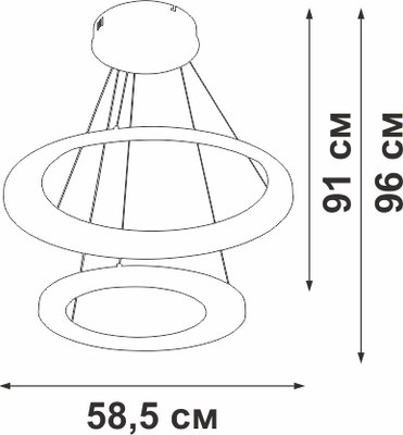 Потолочный светильник Vitaluce V2695-1/2S