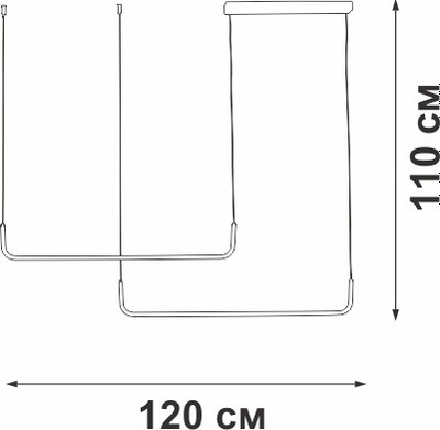 Потолочный светильник Vitaluce V2530-1/2S