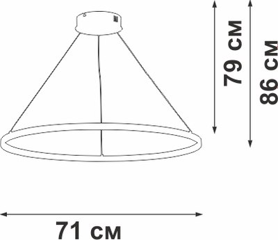 Потолочный светильник Vitaluce V2516DT-1/1S