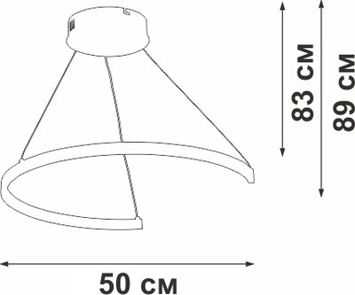 Потолочный светильник Vitaluce V2509DT-0/1S