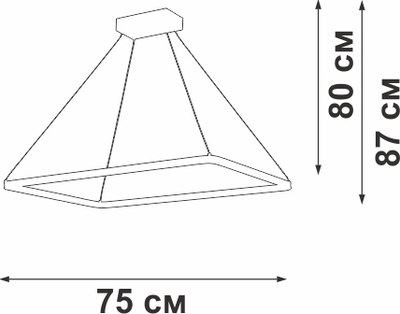 Потолочный светильник Vitaluce V2506DT-1/1S