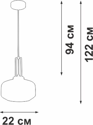 Потолочный светильник Vitaluce V20530-1/1S