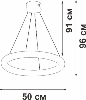 Потолочный светильник Vitaluce V2543DT-0/1S