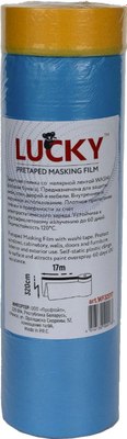Пленка строительная Lucky Tape Маскер-защитная Washi с малярной лентой 320см WF32017 - фото