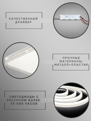 Потолочный светильник Aitin-Pro D3033 2х60Вт 500х500