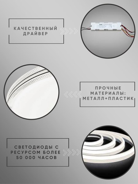 Потолочный светильник Aitin-Pro D3033 2х60Вт D500