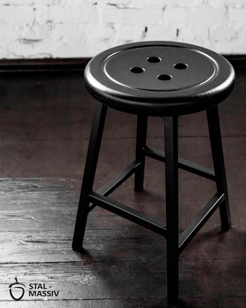 Табурет Stal-Massiv Button-47