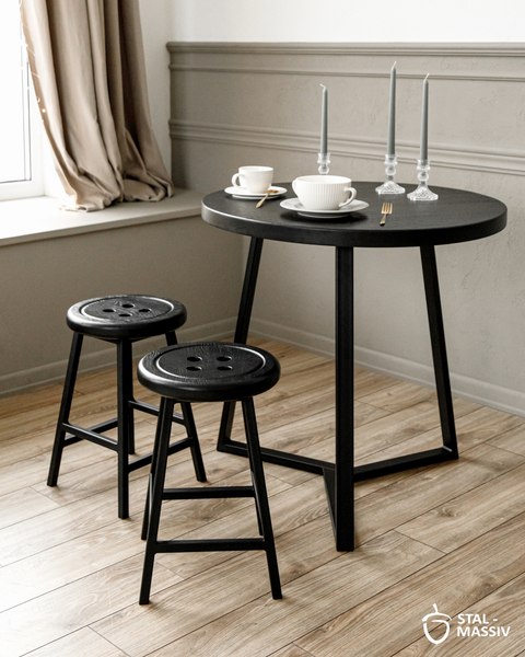 Табурет Stal-Massiv Button-47