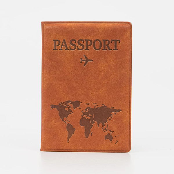 Обложка на паспорт Poshete 681-OP9042506-BRW - фото