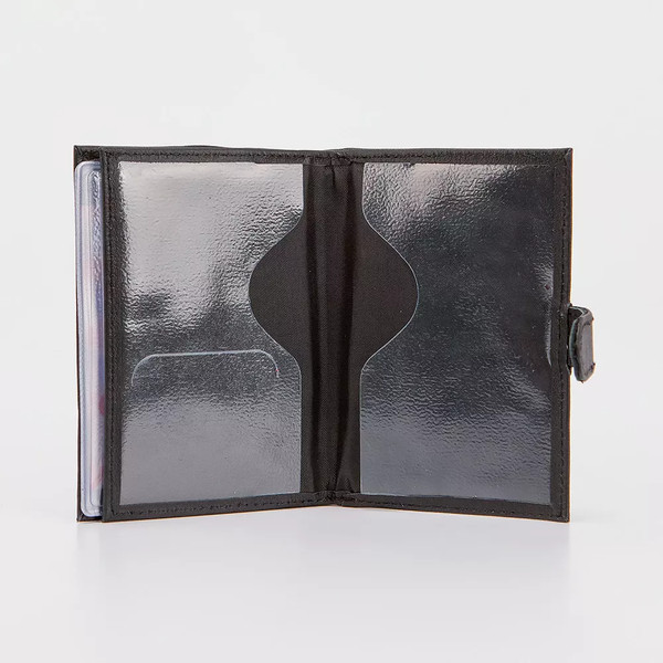 Портмоне Poshete 681-PR3V1-ORF-BLK